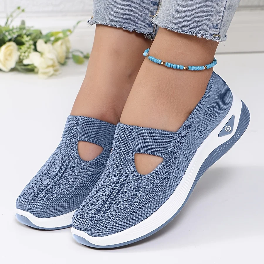 [🔥Spring Hot Sale🔥49% Discount]Women's Breathable Knit Lace-Up Shoes