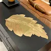 🍂 Luxurious Nordic Style Maple Leaf-Shaped PVC Placemats