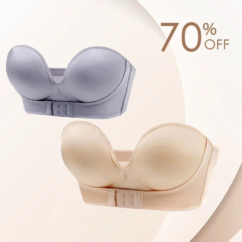 🔥Last Day 70% OFF🔥-Invisible strapless non-slip sexy no steel ring tube top