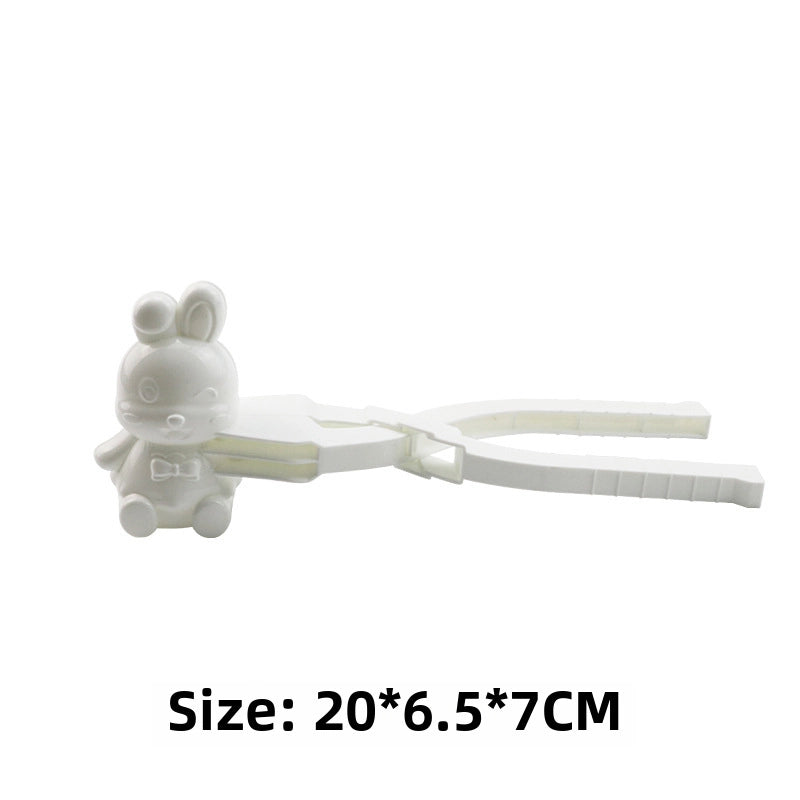 Children’s Winter Outdoor Toy Snow Clip Snowball Fight Artifact Snowflake Love Snowball Clip Play Snow Toy Sand Mold