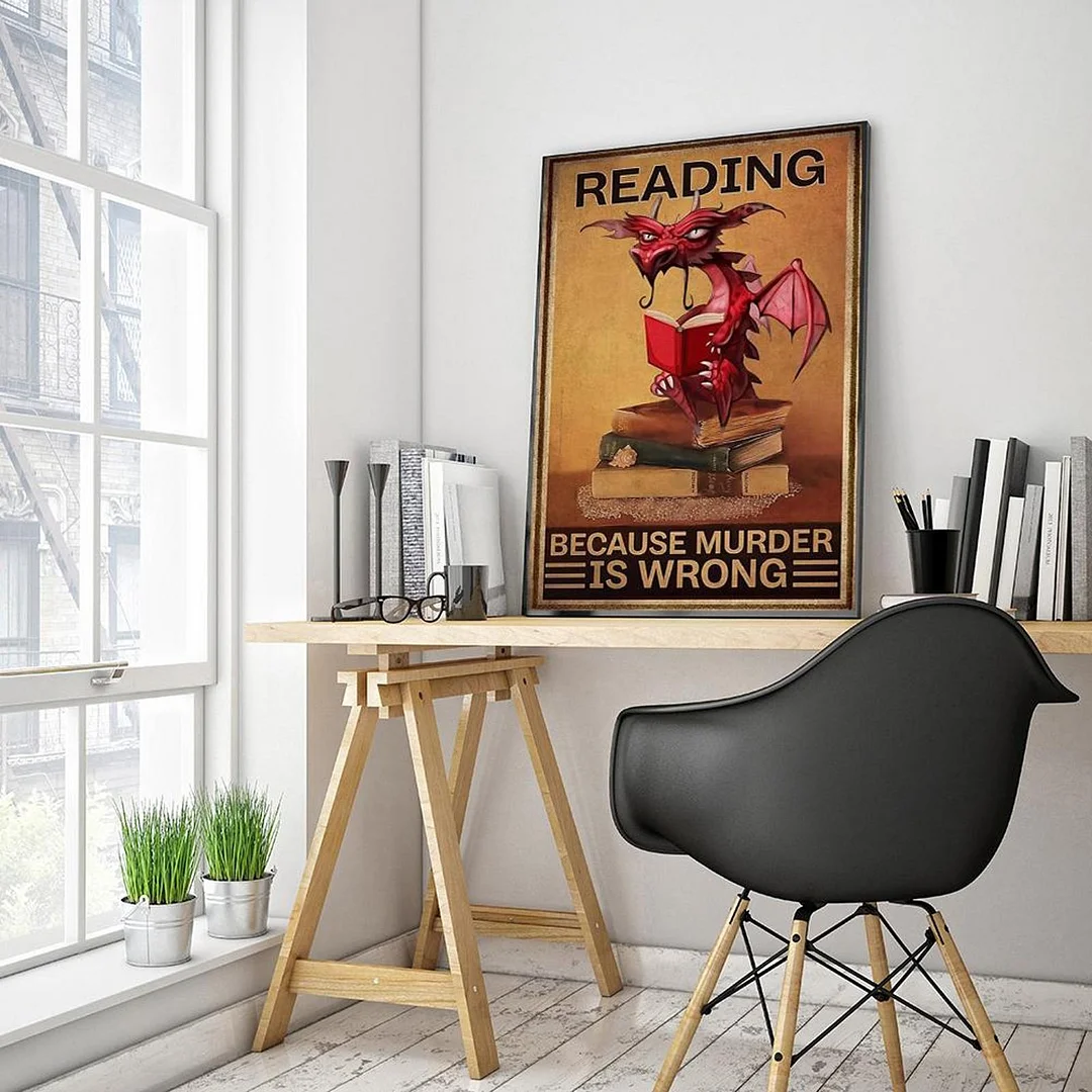 Full Embroidery Book Dragon Printed Cross Stitch 11CT 3 Strand Cotton Kit