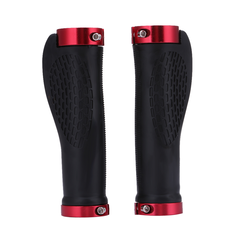 

Ergonomic Rubber MTB Mountain Bike Bicycle Handlebar Grips Cycling Lock-On, Red, 501 Original