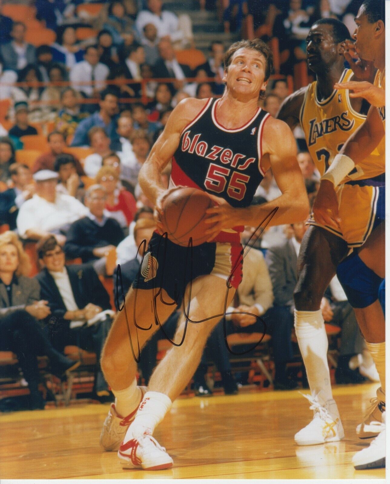 Kiki Vandeweghe #3 8x10 Signed w/ COA Portland Trailblazers -