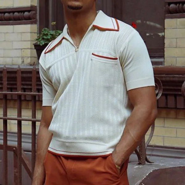 Contrast Polo Shirt