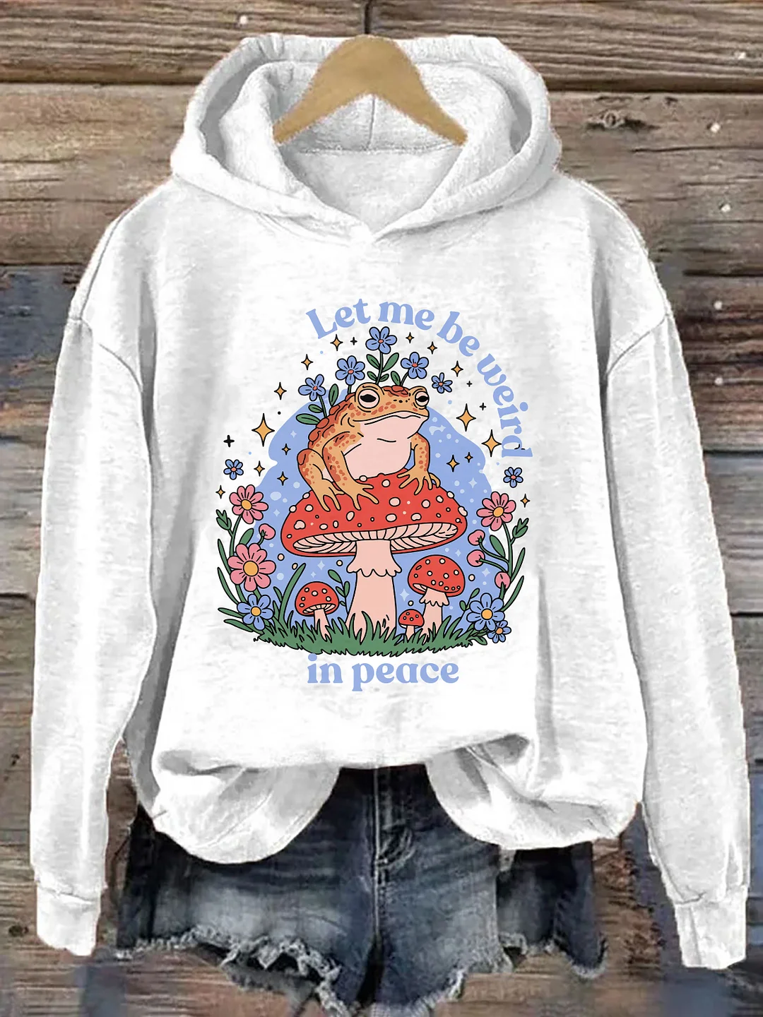 Let Me Be Weird Frog Hoodie