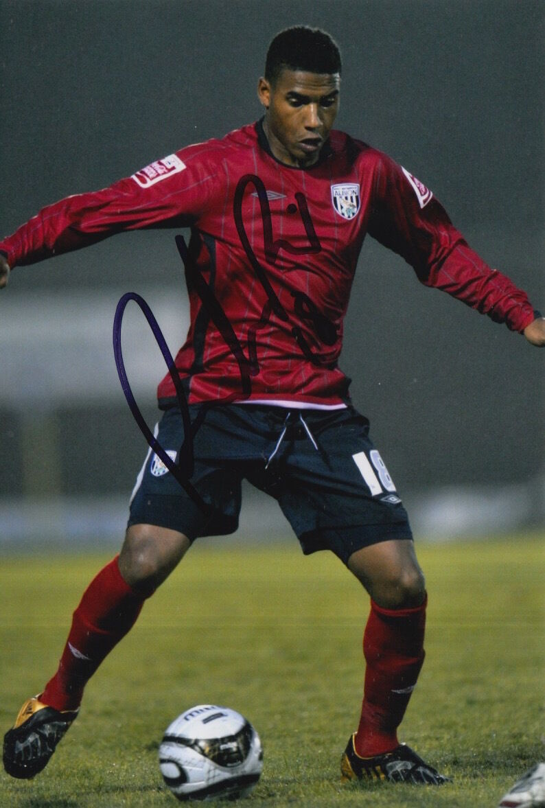 WEST BROM HAND SIGNED REUBEN REID 6X4 Photo Poster painting 1.