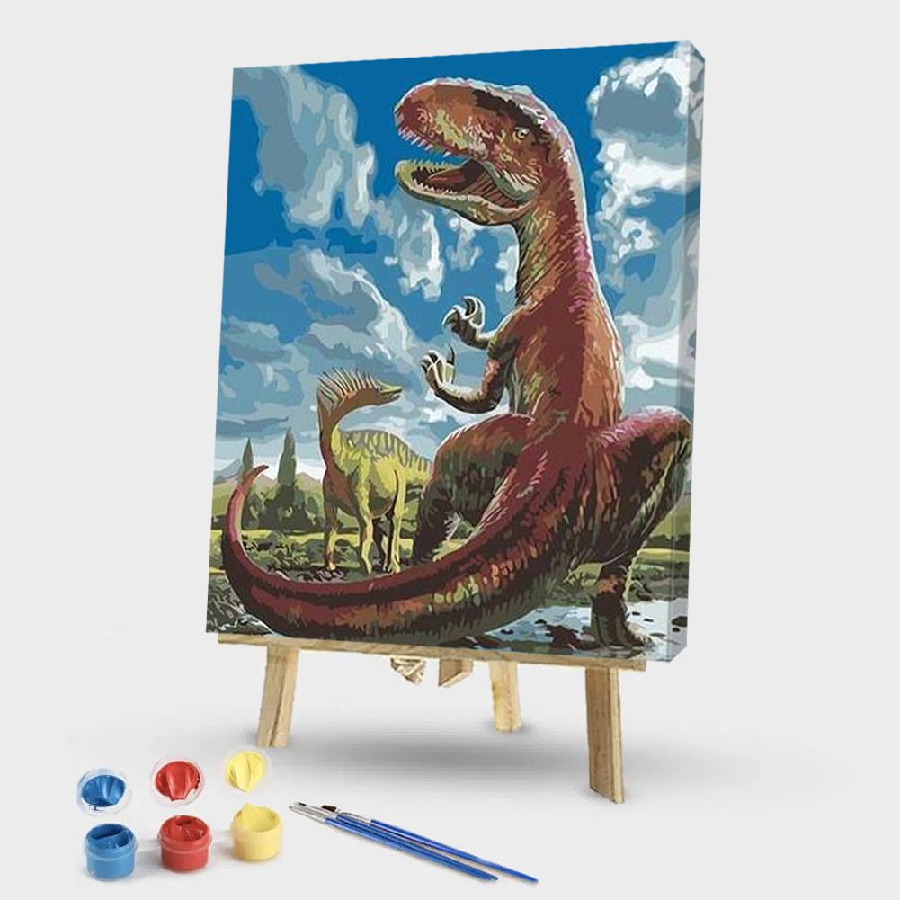 

40*50CM - Paint By Numbers - Tyrannosaurus, 501 Original