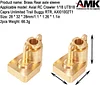 AMK UTB18 Brass Counter Weight Axle Housing for Axial RC Crawler 1/18 UTB18 Capra Unlimited Trail Buggy RTR Upgrade Part (Front Axle 3in1)