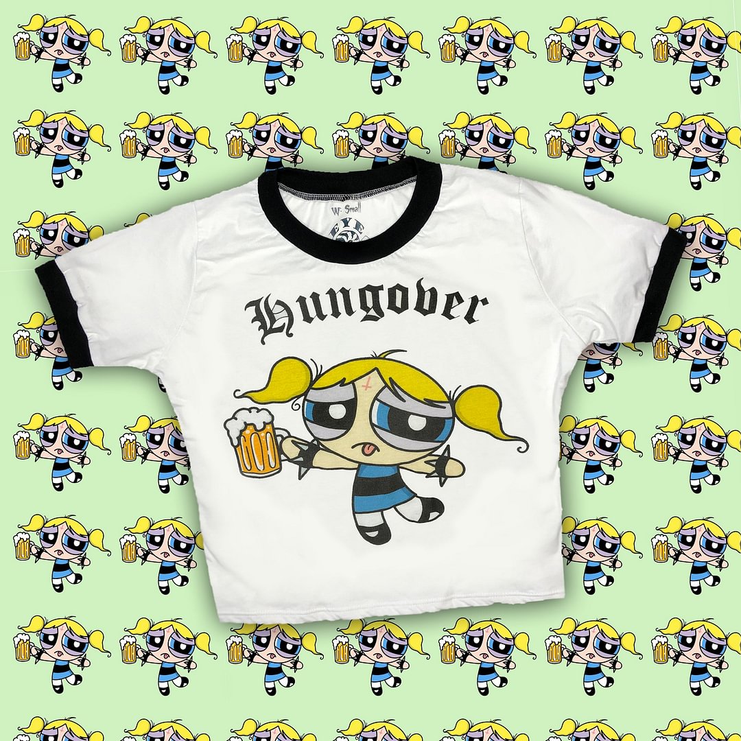 Hungover Ringer Tee