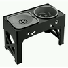 Cornmi 2-in-1 Adjustable Height Slow Feeding Bowl for Small to Medium Dogs and Cats