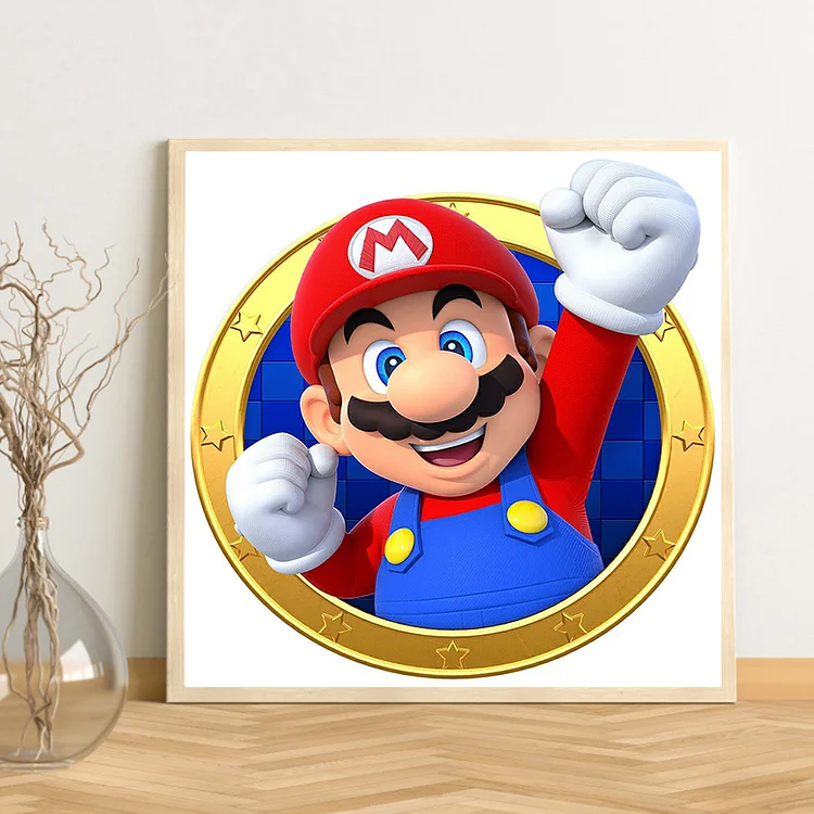 Diamond Painting Square Cartoon Mario