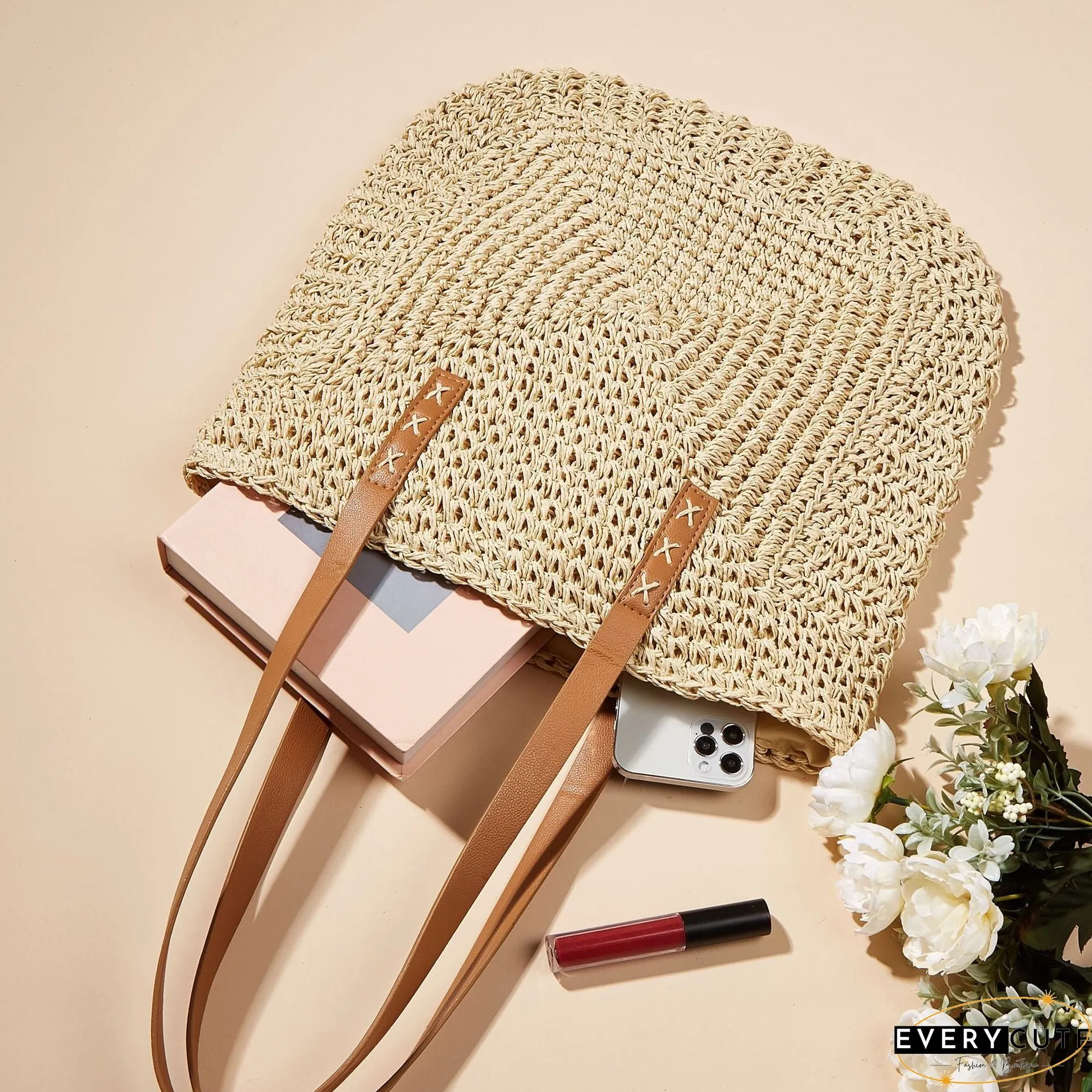 Straw Woven Bag Shoulder Woven Bag