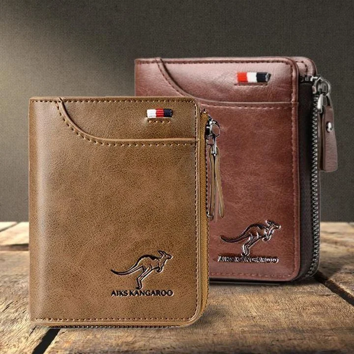 Fossy Multi-Function Waterproof Leather RFID Blocking Wallet 