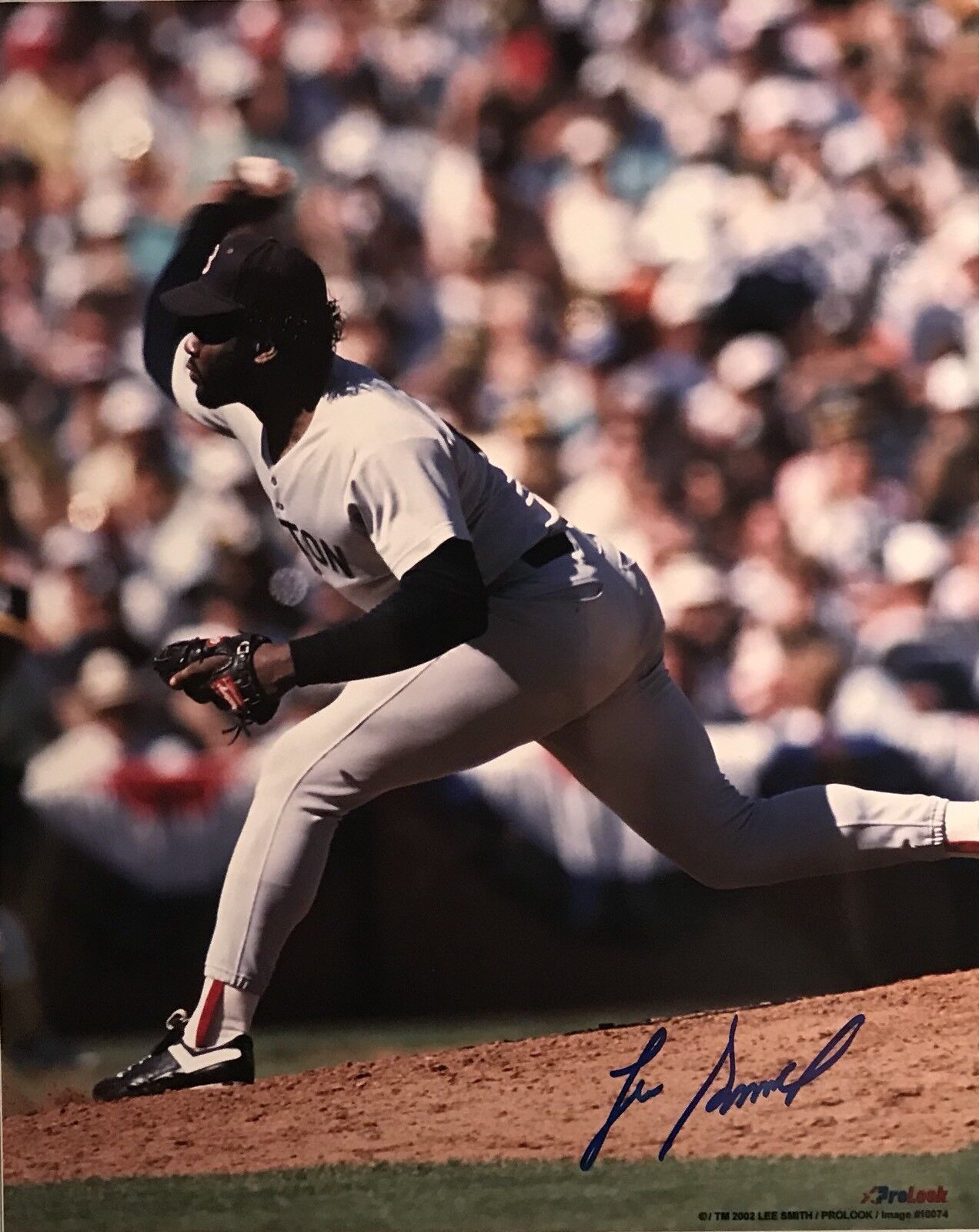 Lee Smith Chicago Cubs Pose #1 Autographed 8x10 JSA