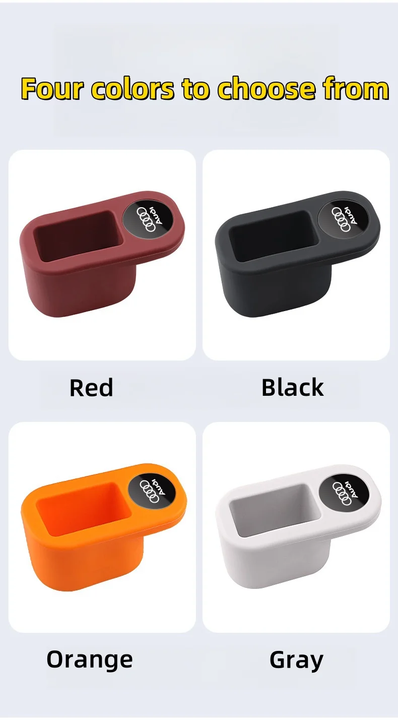 Car Seat Belt Socket Protector Silicone Cover Fixer