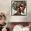 Black Woman - Crystal Rhinestone Diamond Painting