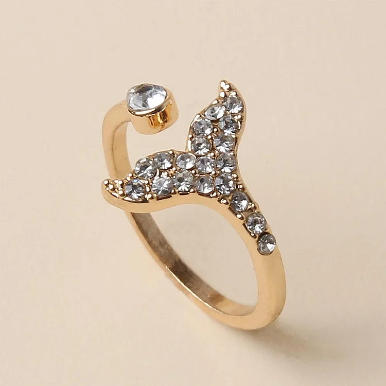 Bague Perle Queue de Poisson Délicat Jessemade FR