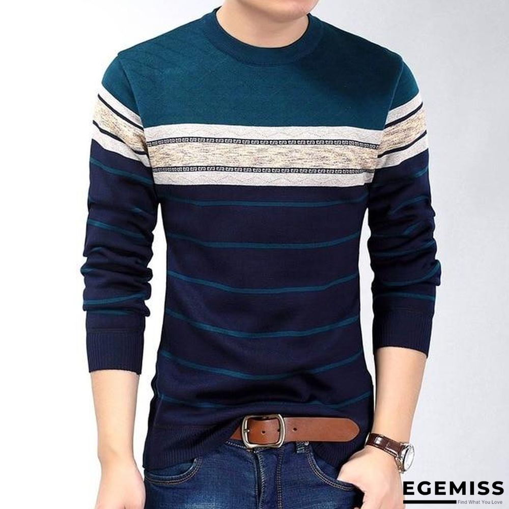 fashion casual clothing social fitness bodybuilding striped t shirts men t-shirt tee shirt pullover sweater | EGEMISS