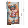 (40*70cm)Girl - Full Round Drill Diamond Painting