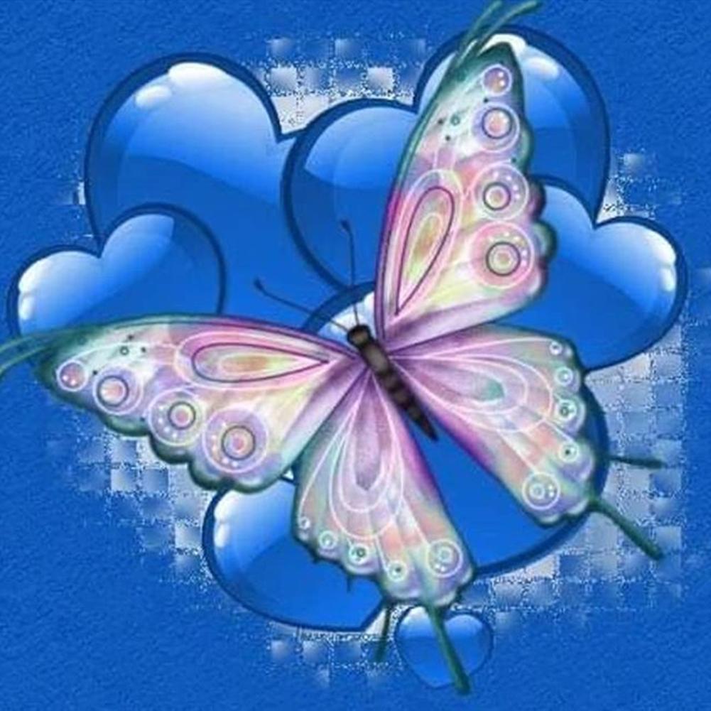 

Butterfly - Round Drill Diamond Painting - 30x30cm, 501 Original
