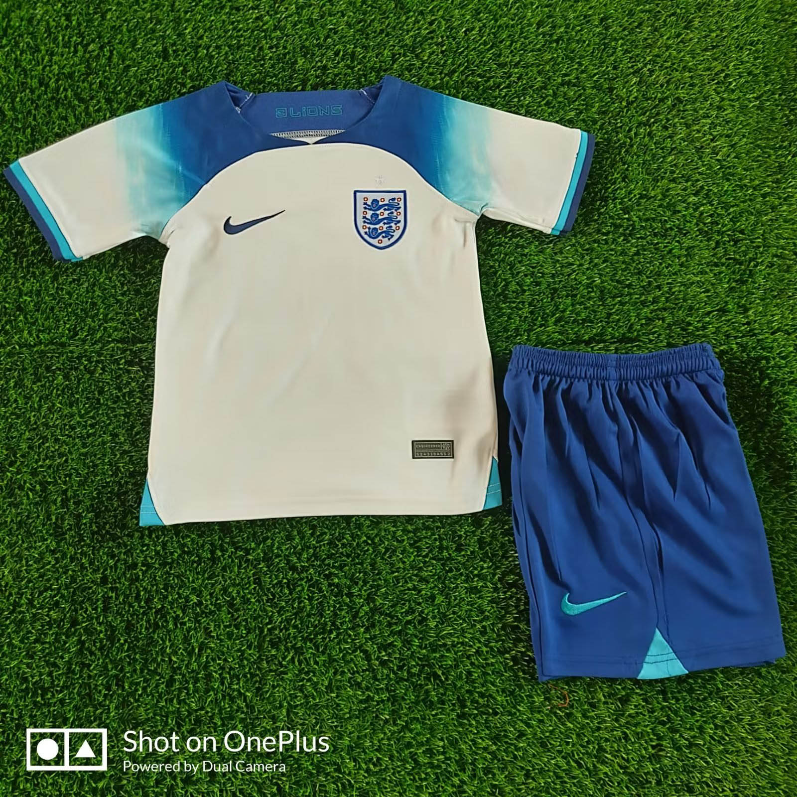 2022 FIFA World Cup England Home Football Jersey Kids Size