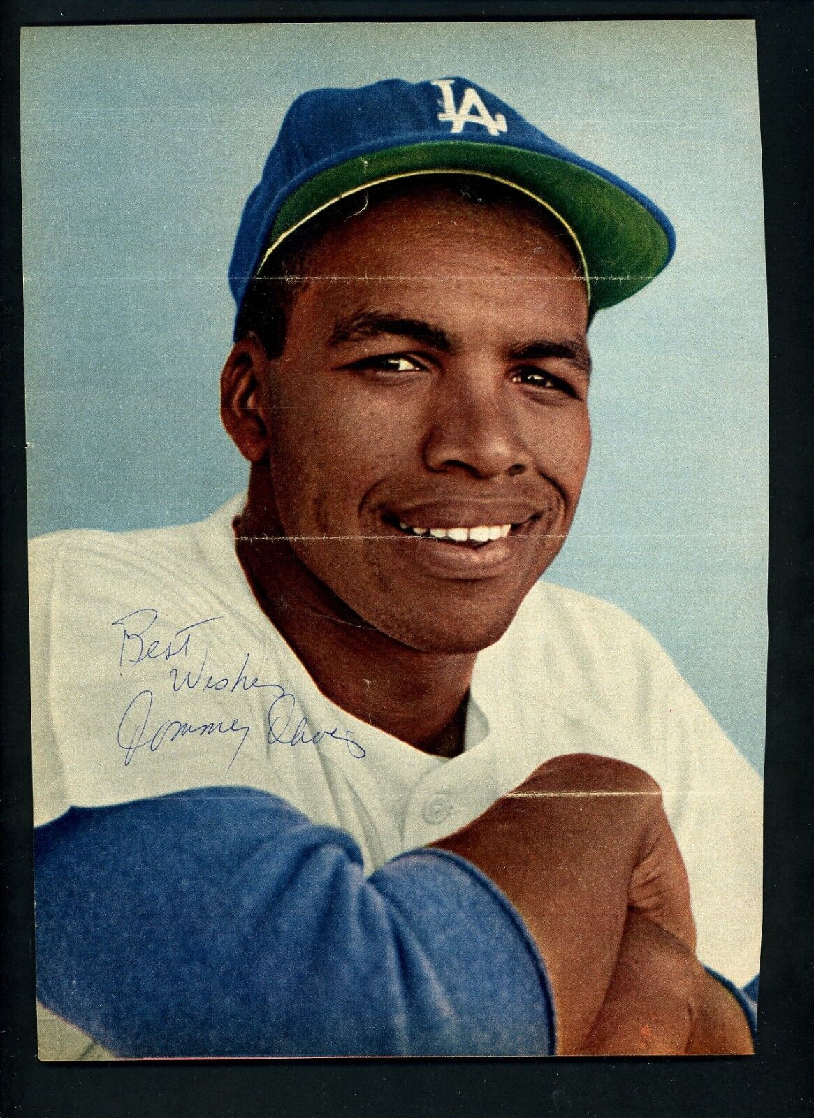 Tommy Davis Signed Autographed Magazine Photo Poster painting w/ JSA Authentication Dodgers