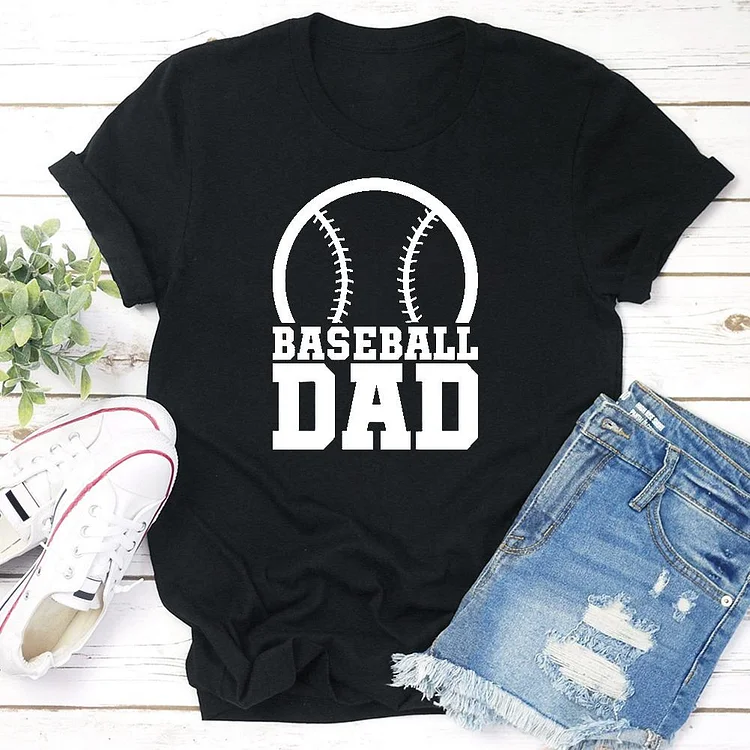 Dad of ballers  T-shirt Tee - 01156-Annaletters