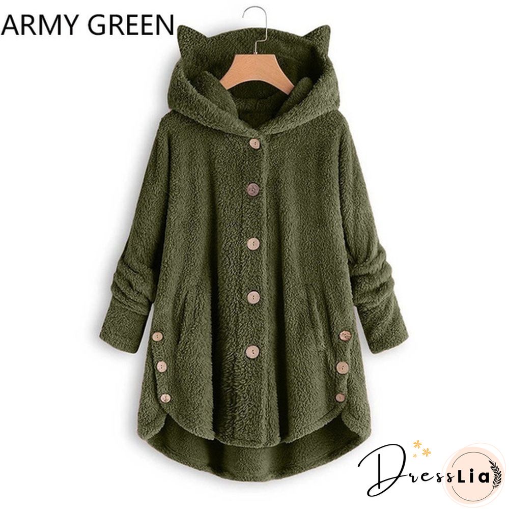 Colors for Womens Fall and Winter Coats jackets with soft fur or plushed hoodies ladies