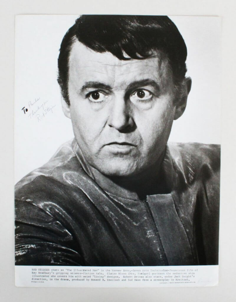 Rod Steiger Signed Photo Poster painting 11x14 The Illustrated Man