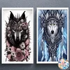 2Pack Wolf- AB Drills Full Round Diamond Painting(75x45cm)