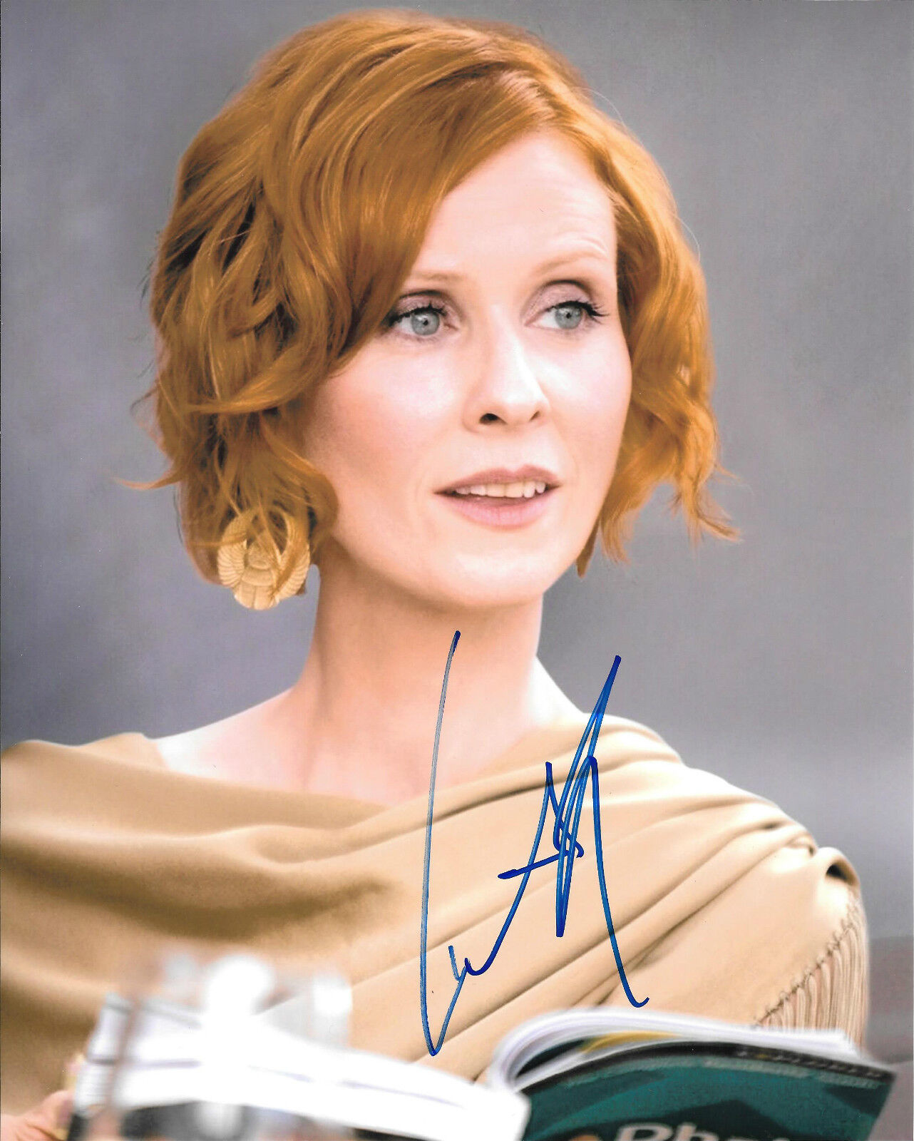 GFA Sex in the City Miranda * CYNTHIA NIXON * Signed 8x10 Photo Poster painting AD1 PROOF COA