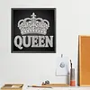 DIY Pearl Painting Crown for Home Wall Decor(25x25cm)