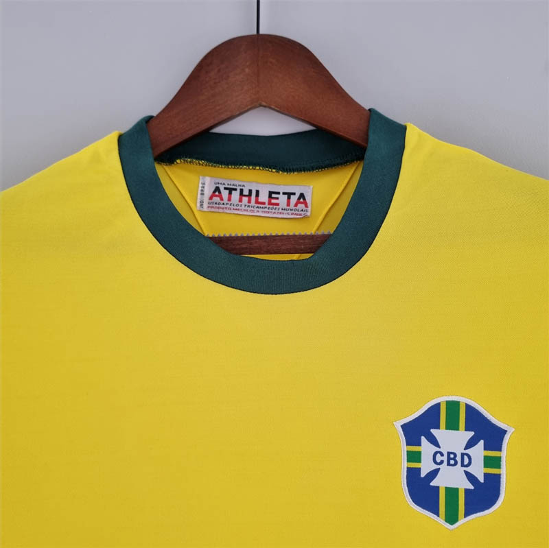 复制1998 Retro Brazil Soccer Jersey Home