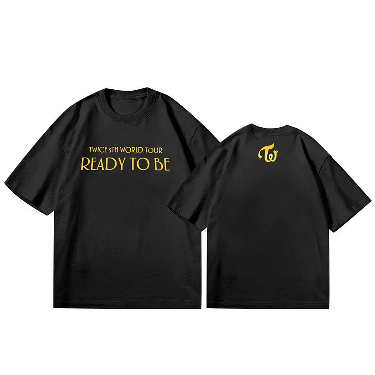 TWICE 5th World Tour READY TO BE US Tour T-shirt