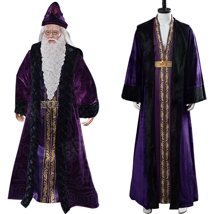 Harry Potter Albus Dumbledore Uniform Cosplay Costume