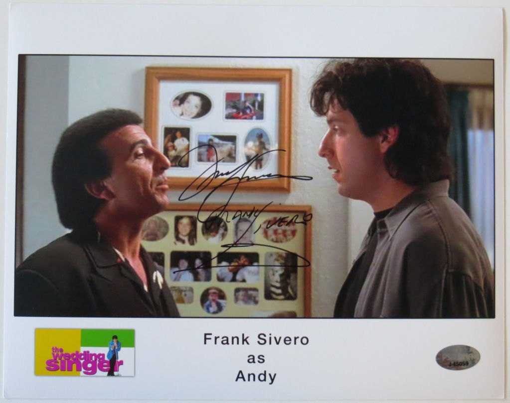 Frank Sivero Signed Wedding Singer Authentic 8x10 Photo Poster painting (PSA/DNA) #J45059