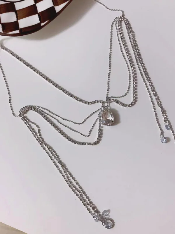 Elegant Fringed Chain Alloy Head Chain