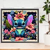 Stitch-Peinture au Diamant Ronde Compl&egrave;te-45*40CM