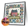 Diamond Painting-DIY Full Round Drill House(40*40CM)