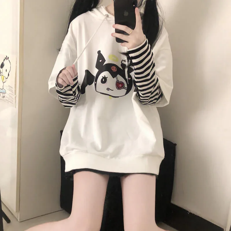 Evil Kuro Stripes Hoodie