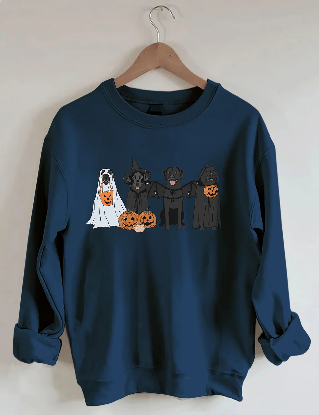 Black Labrador Halloween Sweatshirt