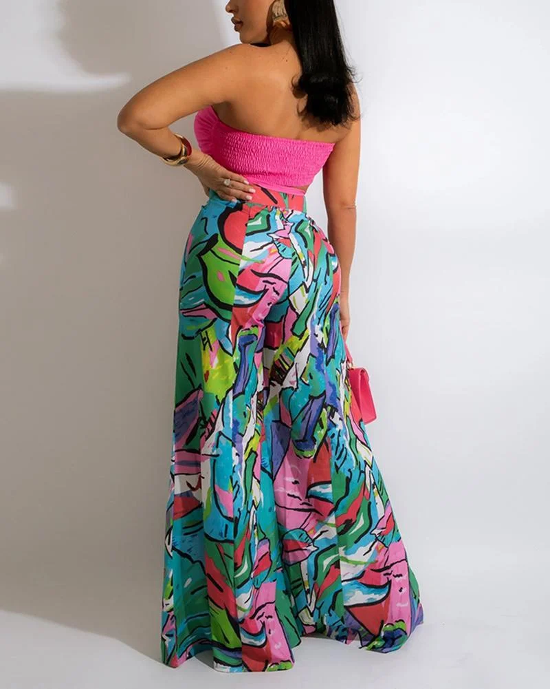 Sleek and casual two-piece suit