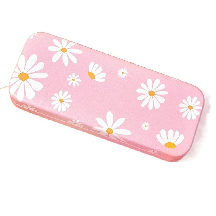 Wear-resistant Glasses Case Portable Simple Anti-scratch Glasses Box Daisy Eyeglasses Holder