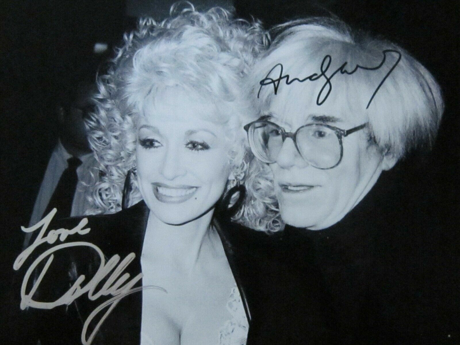 Andy Warhol / Dolly Parton Autographed Signed 8x10 Photo Poster painting REPRINT