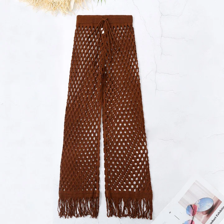 Uveng Solid-Color One-Piece Swimsuit Women 2025 New Hollow Swimsuit Two-Set Export Swimsuit