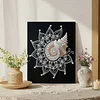 DIY Pearl Painting Conch Flower for Home Wall Decor with Frame(30x40cm)