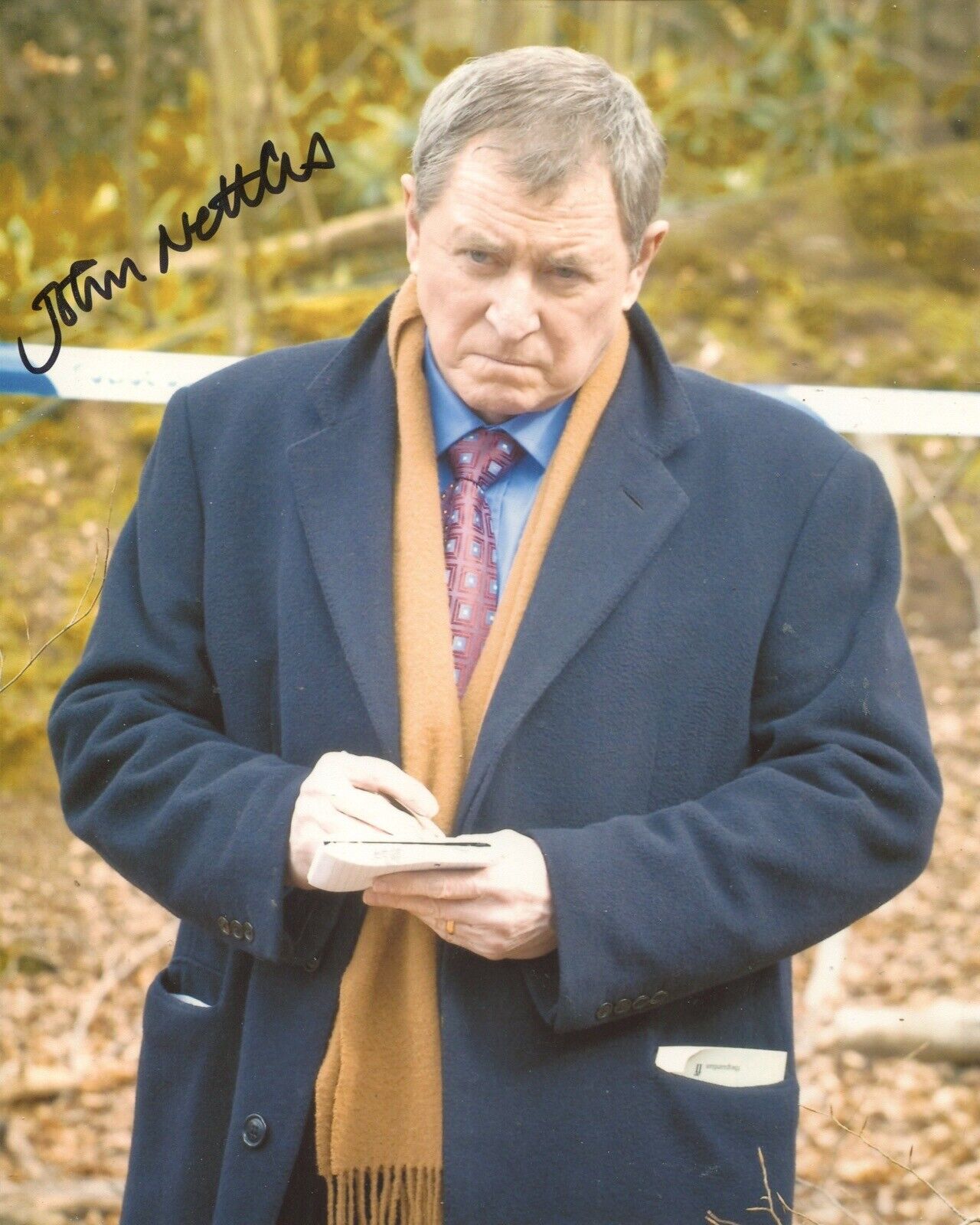 Midsomer Murders 8x10 TV detective Photo Poster painting signed by actor John Nettles IMAGE No5