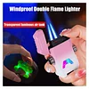 Decompression Gyro Windproof Metal Gas Lighter Luminous Mechanical Ignitor Outdoor Camping Windproof Kitchen Tool High-end Men's Gift