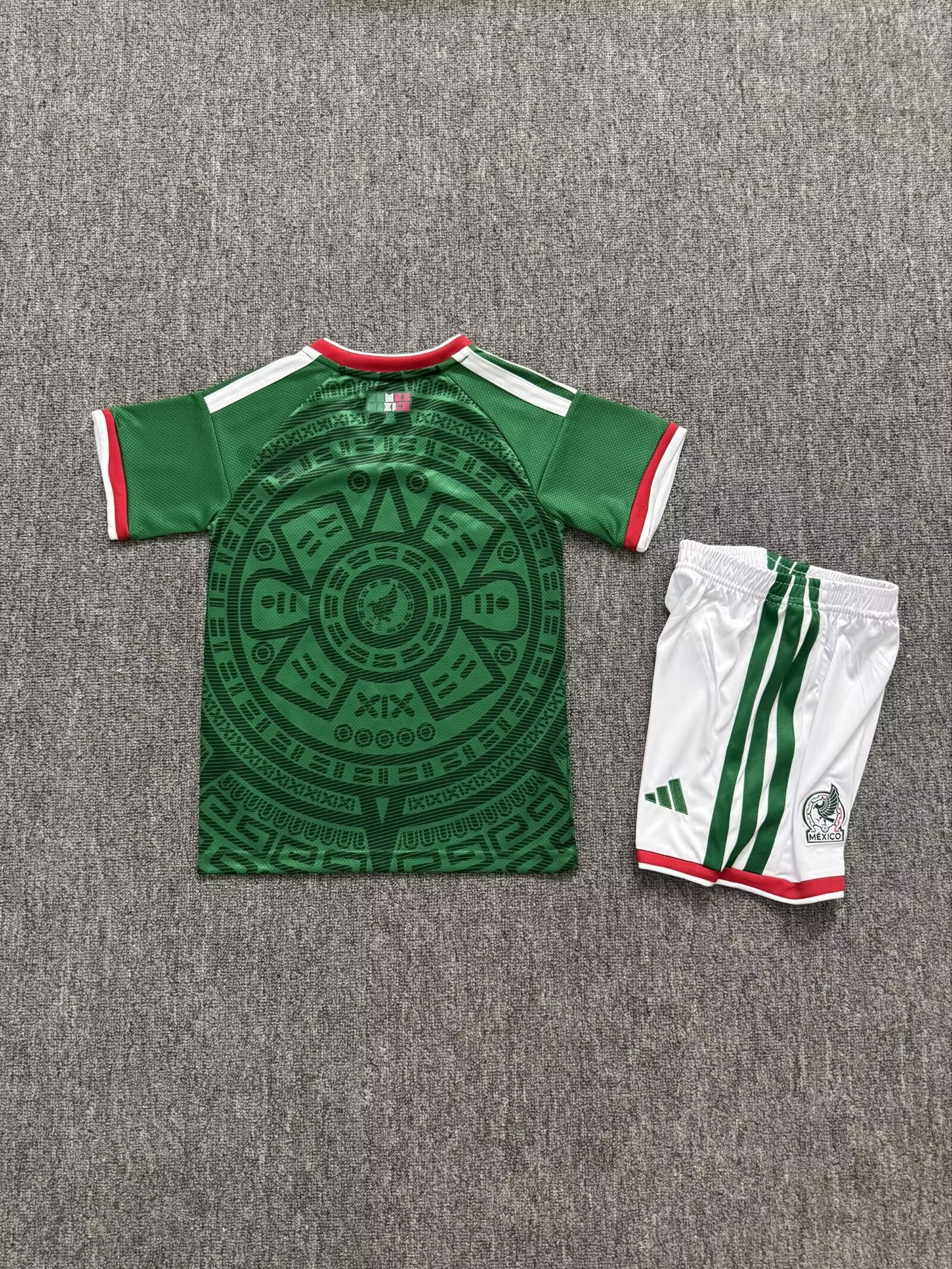 2026 Mexico Home Kids Kit Soccer Jersey Thai Quality