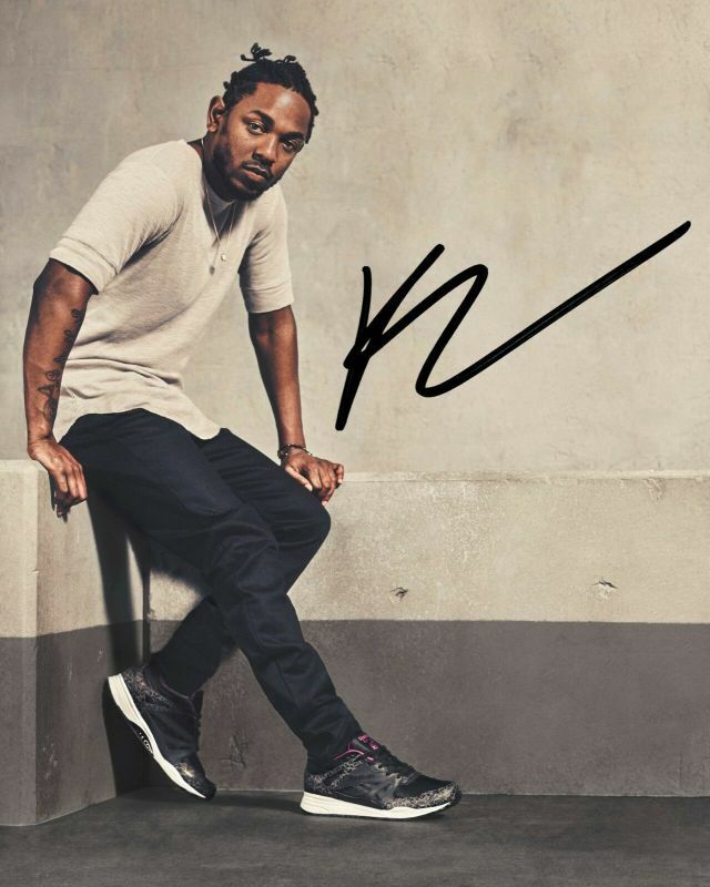 Kendrick Lamar Autograph Signed Photo Poster painting Print